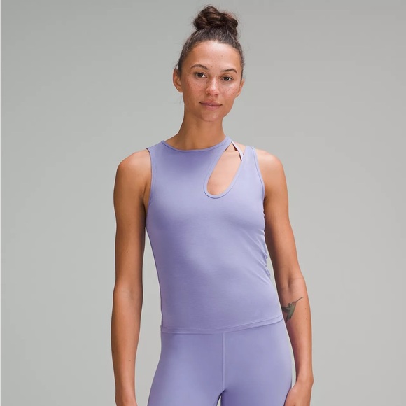 lululemon athletica Tops - LULULEMON NWT Shoulder Cut Out Yoga Tank | Size 6 | Color DKLA